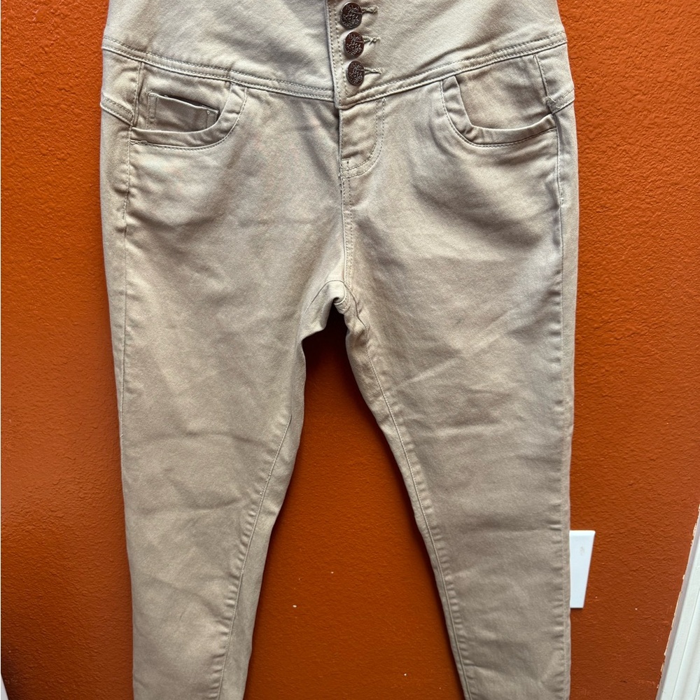 Hybrid & Company Women's Skinny Jeans - Beige